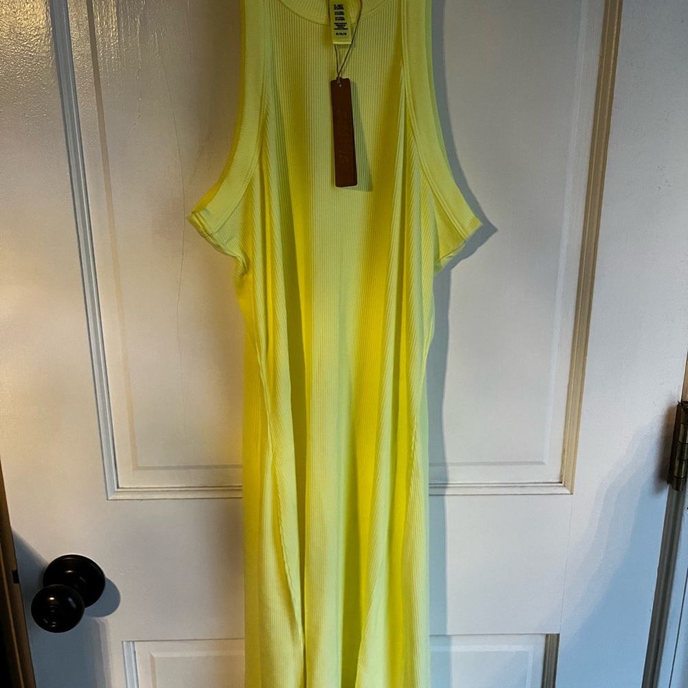 Yellow Sleeveless Dress